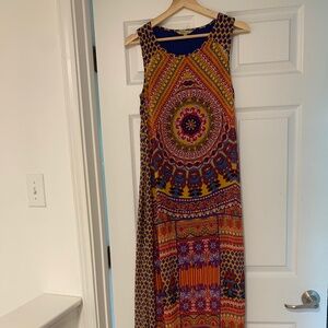 Global Desi Bohemian Long Dress - Sz Small